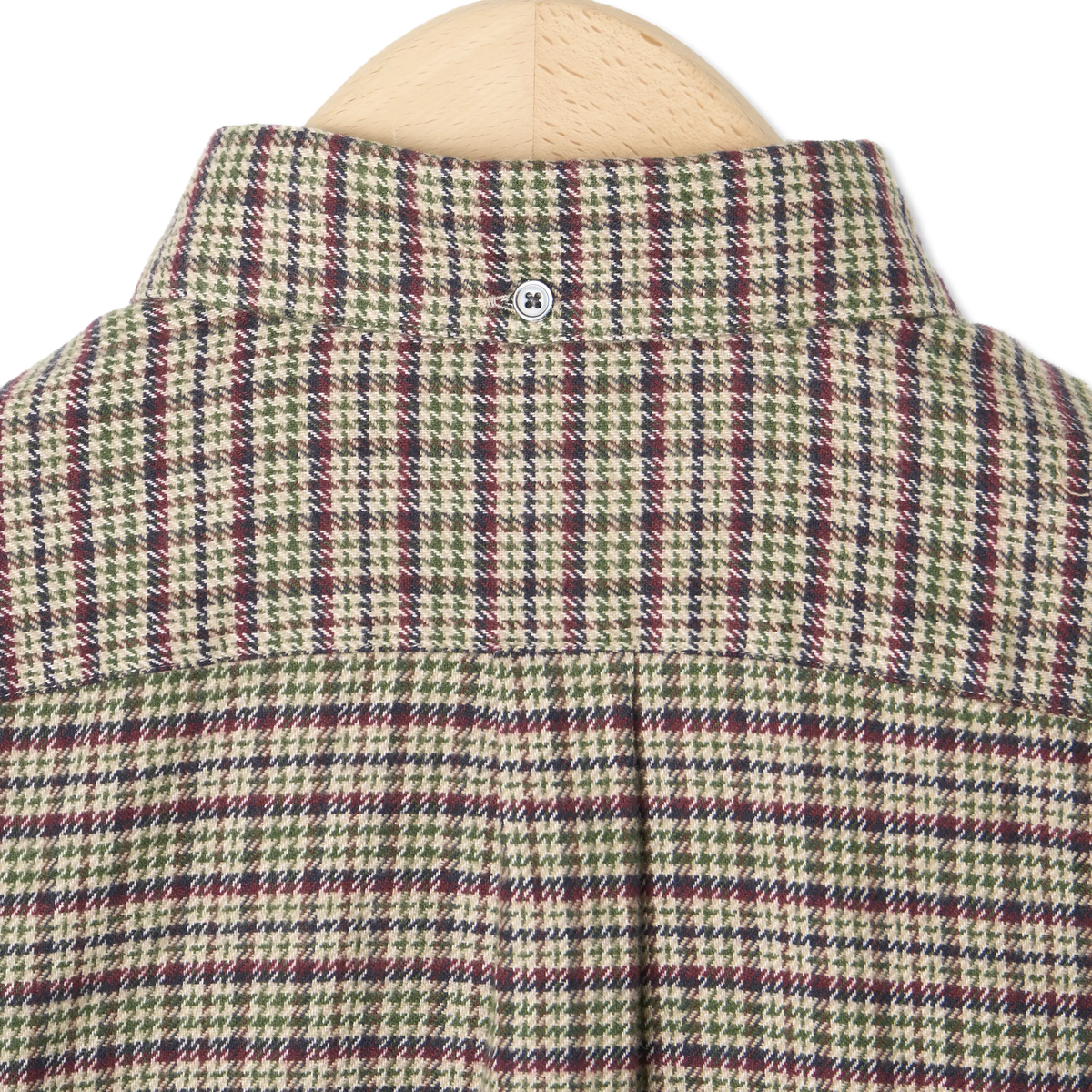 Portuguese Flannel Feno Shirt Brown / Beige - Detail 5