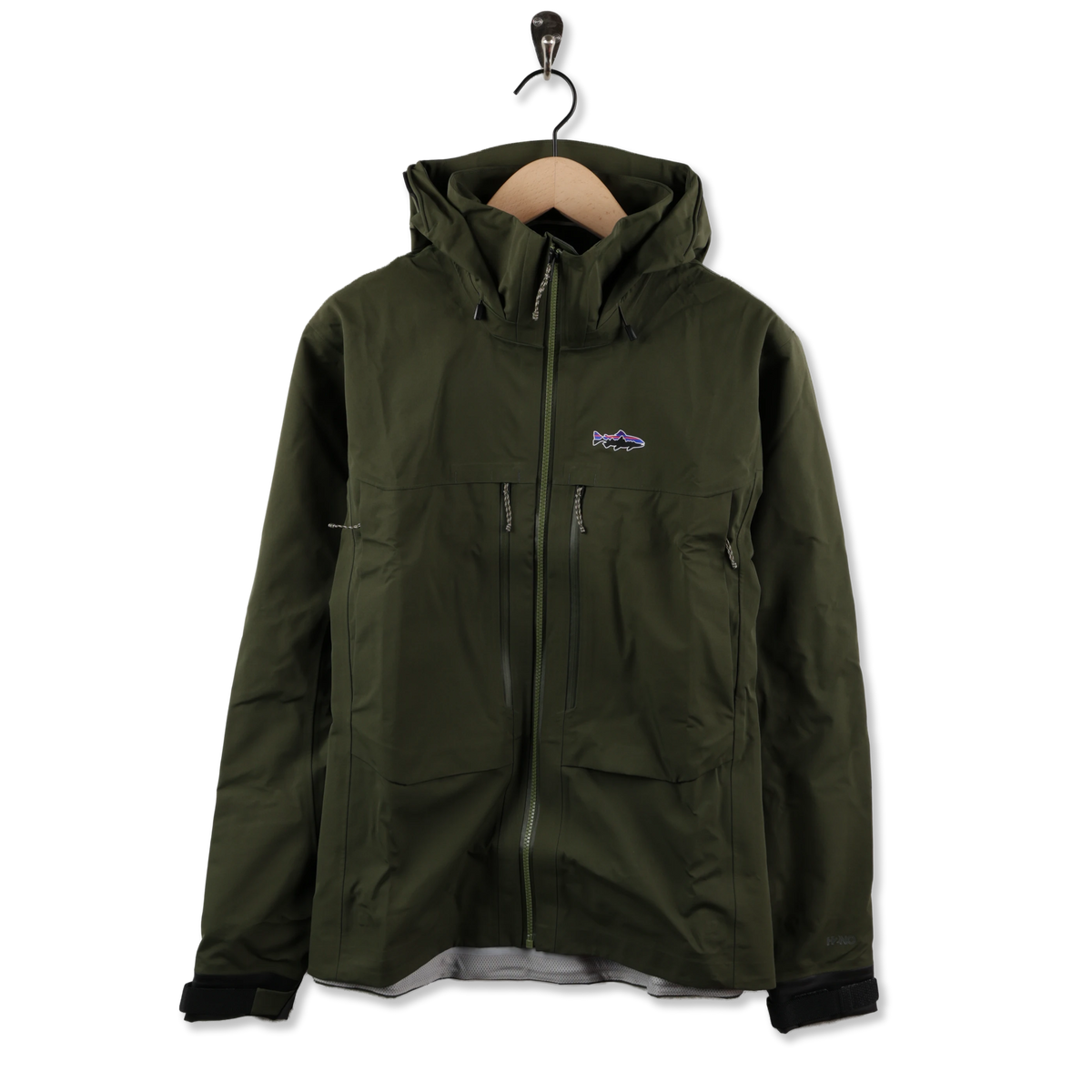 Patagonia Swiftcurrent Wading Jacket Pine Needle Green - Front