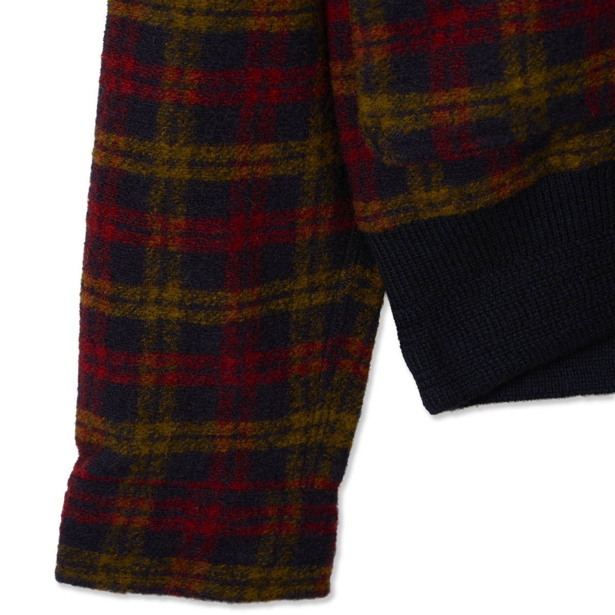 RRL By Ralph Lauren Wool-Blend Flight Jacket Red / Multi - Detail 2