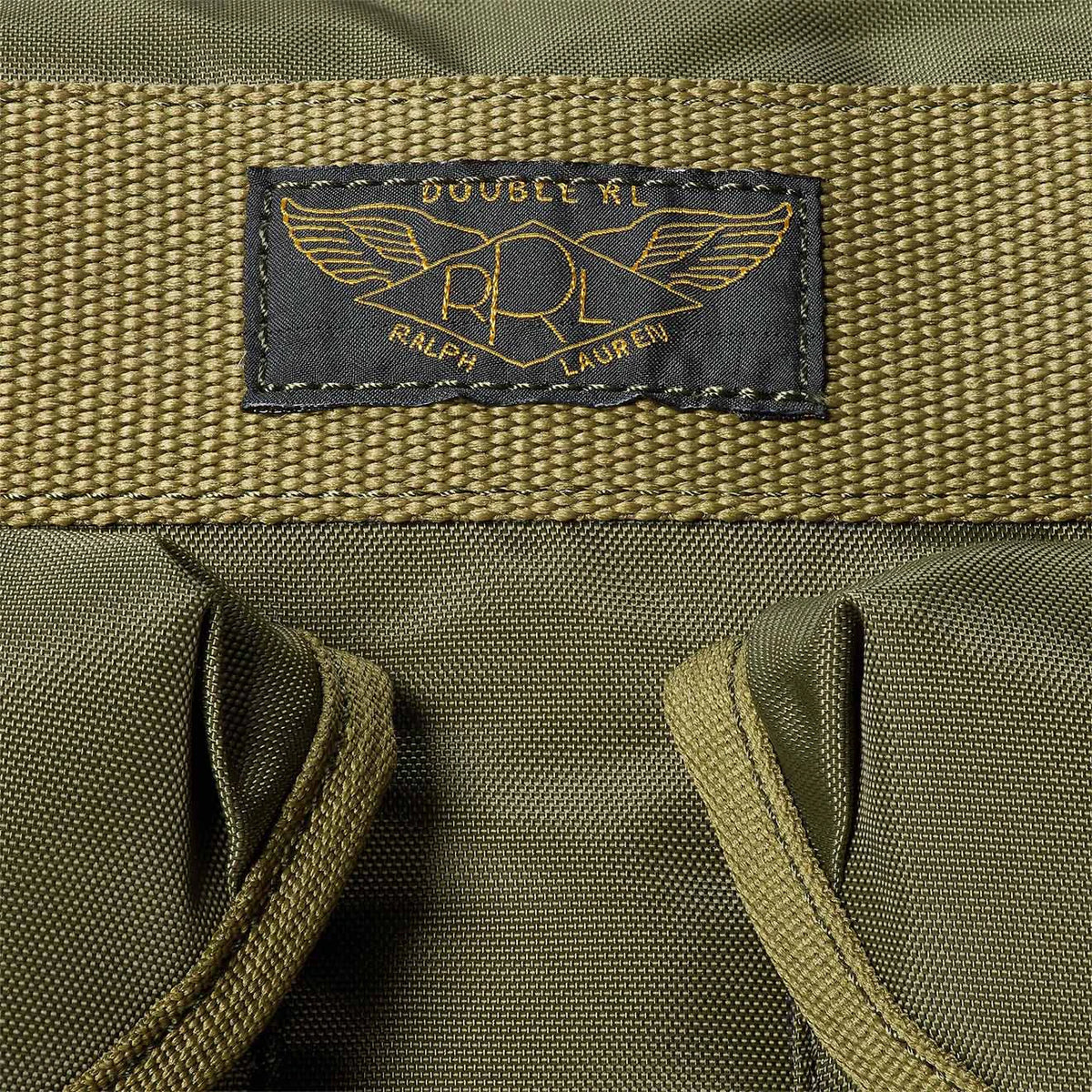RRL by Ralph Lauren Nylon Canvas Utility Messenger Bag Olive Drab - View 4