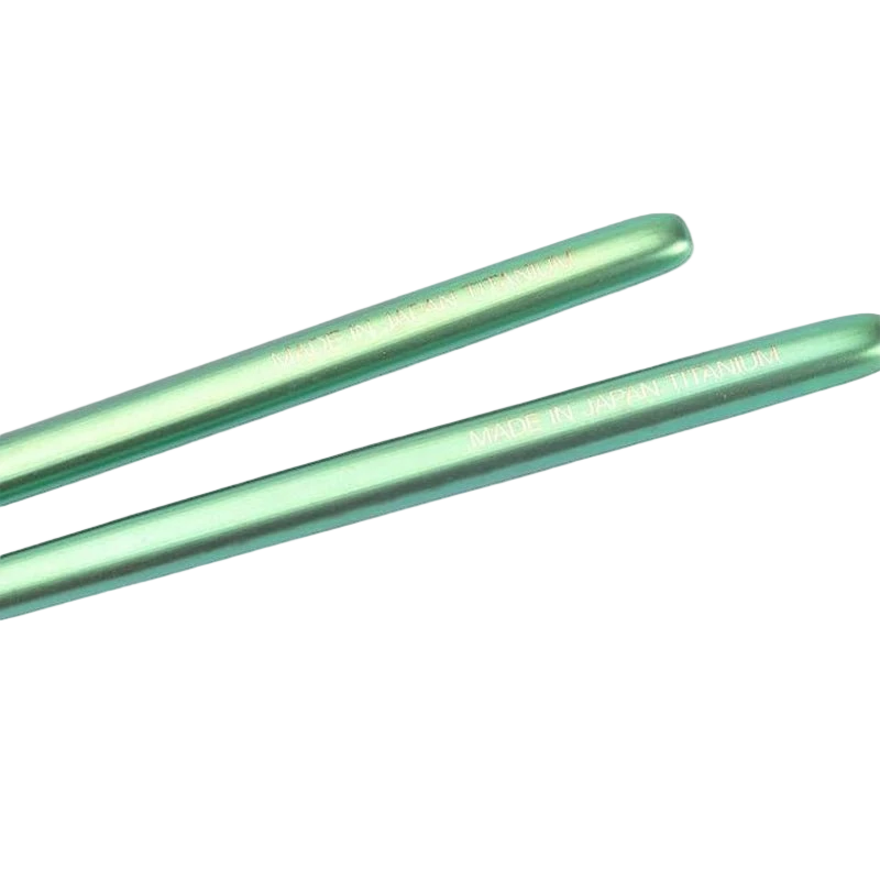 Snow Peak Titanium Chopsticks Green - View 2