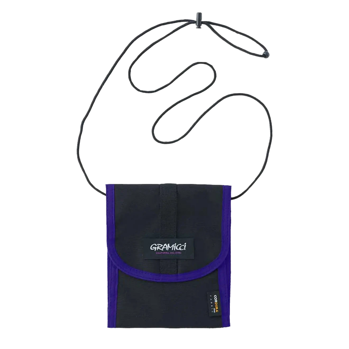 Gramicci Cordura Neck Pouch Black / Purple - View 1