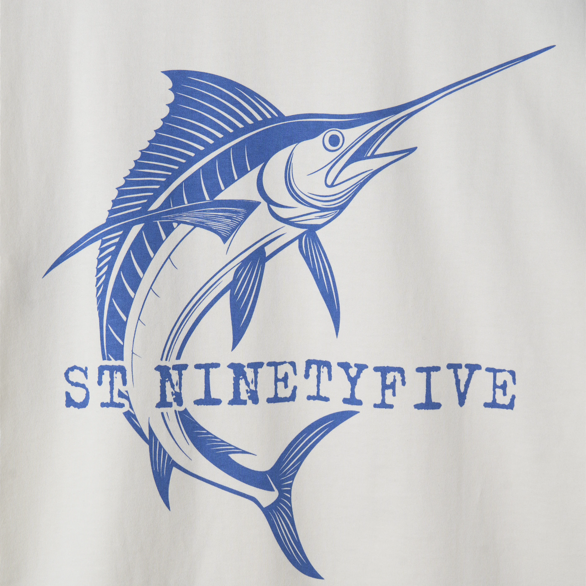 ST-95 x Anna Bergonzini Swordfish T-Shirt Off White - Detail 6