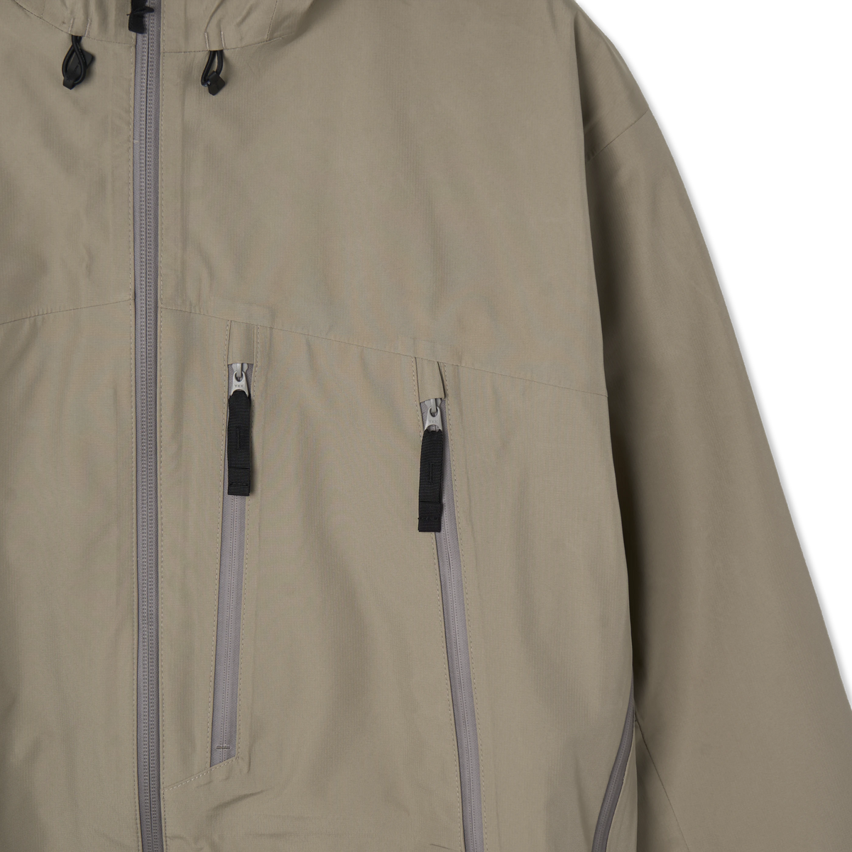 Snow Peak GORE-TEX Rain Jacket Greige - Detail 1