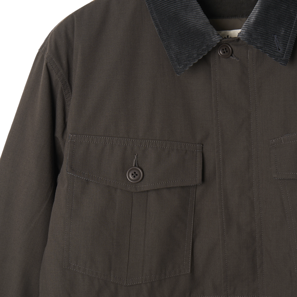 Snow Peak Hybrid Takibi Adjustable Jacket Dark Brown - Detail 2