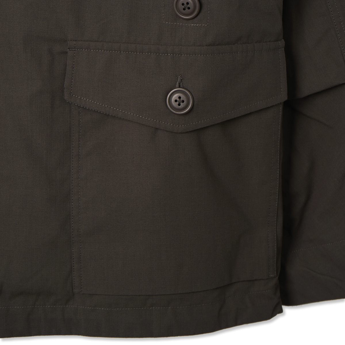 Snow Peak Hybrid Takibi Adjustable Jacket Dark Brown - Detail 4
