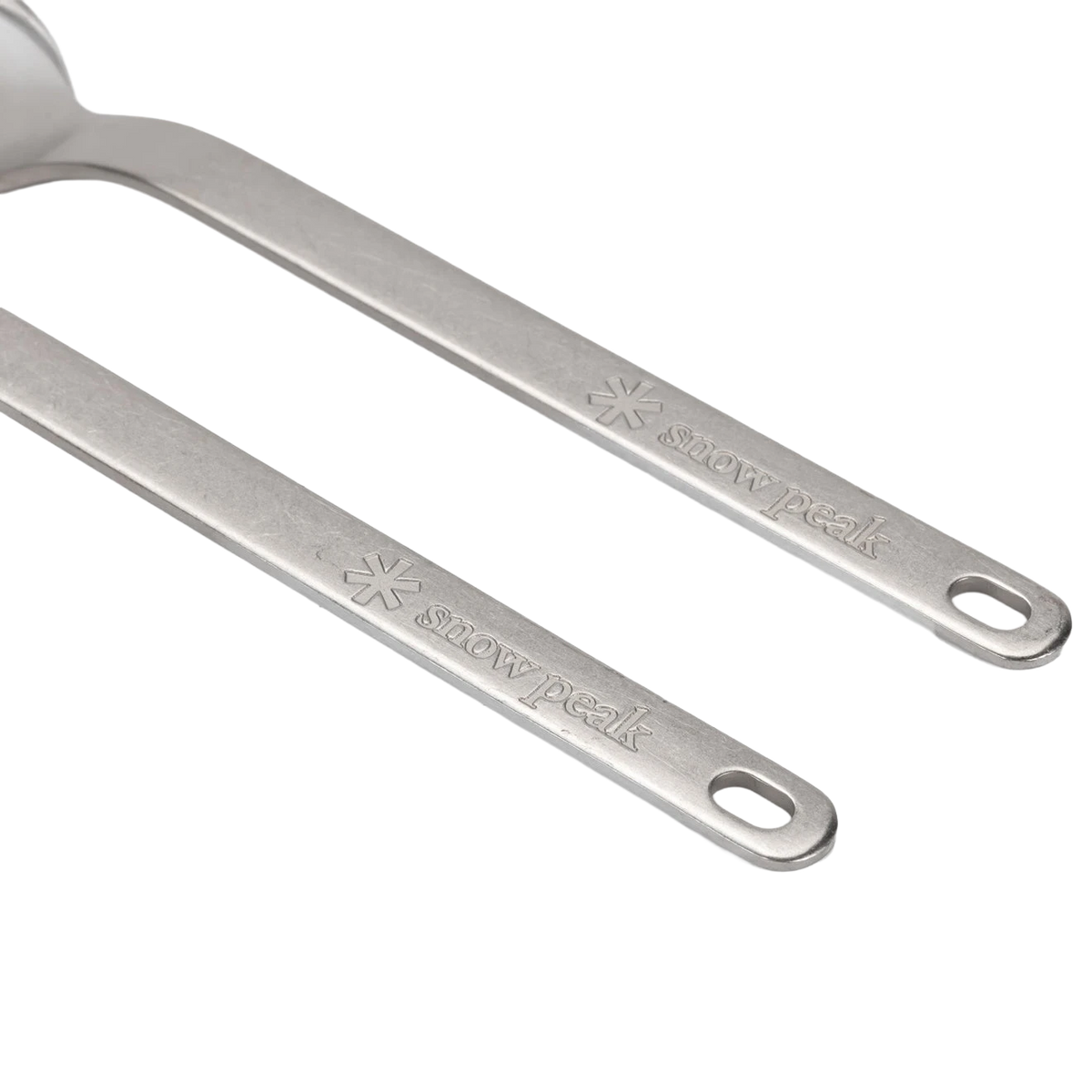 Snow Peak Titanium Fork and Spoon Set - View 3