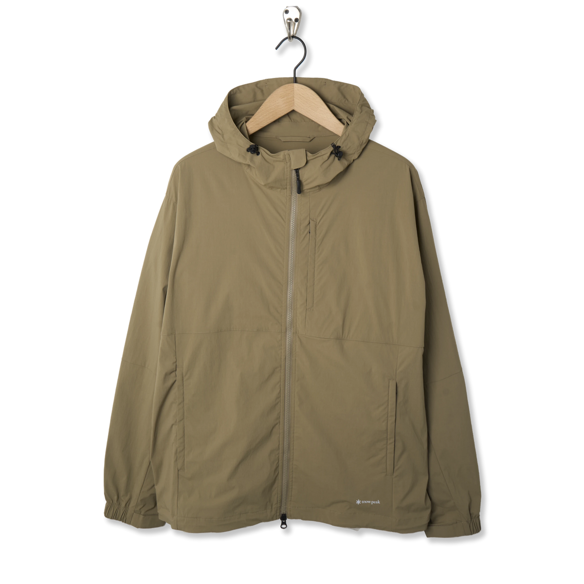 Snow Peak Utility Parka Greige - Front