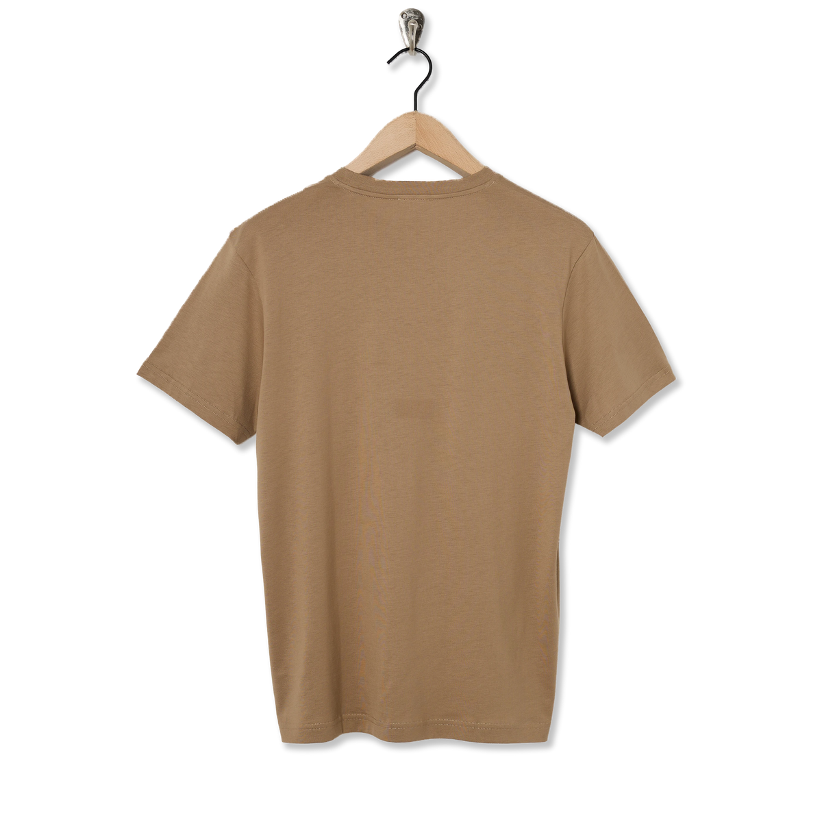 Sunspel S/S Riviera T-Shirt Dark Beige - Back
