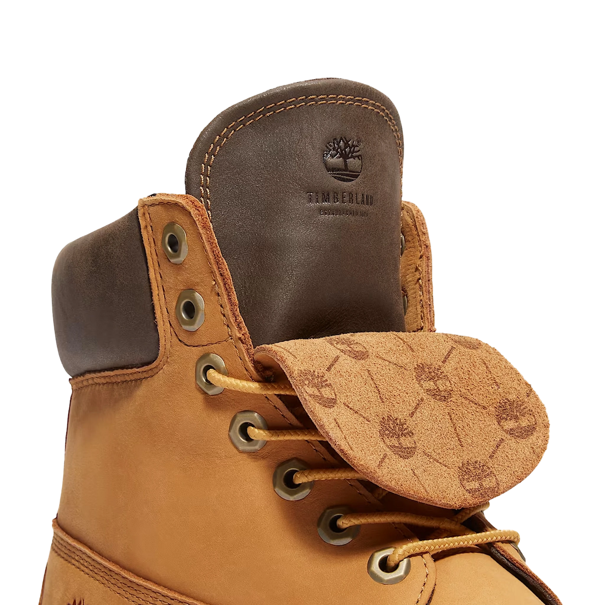 Timberland Mid Lace Waterproof Boot Wheat Nubuck - View 7