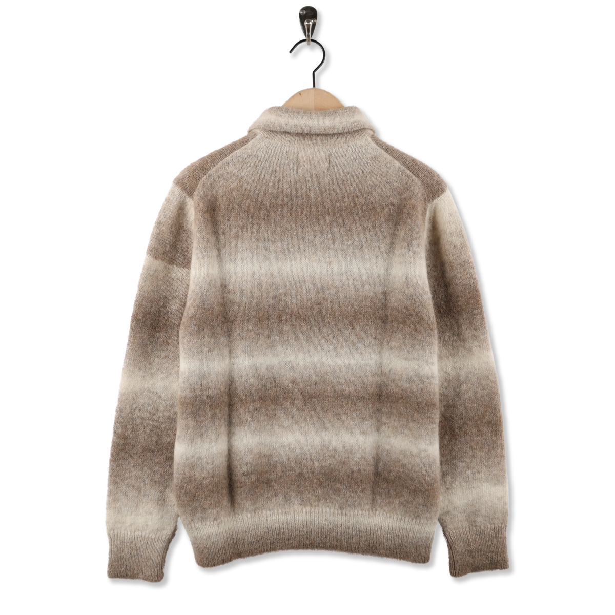 NN07 Alfie Polo Alpaca Blend Knit Light Camel - Back
