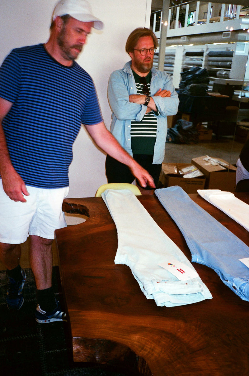 Nigel, Steve and the Levi's Oi Polloi jeans