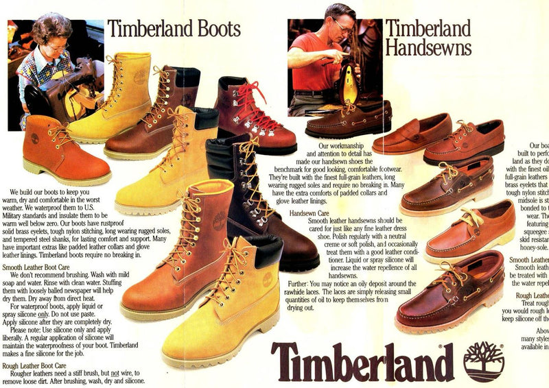 Through the Magpie Eye: Old Timberland Adverts