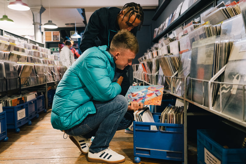 Deck~Out~and~About: adidas Spezial and a box of old records