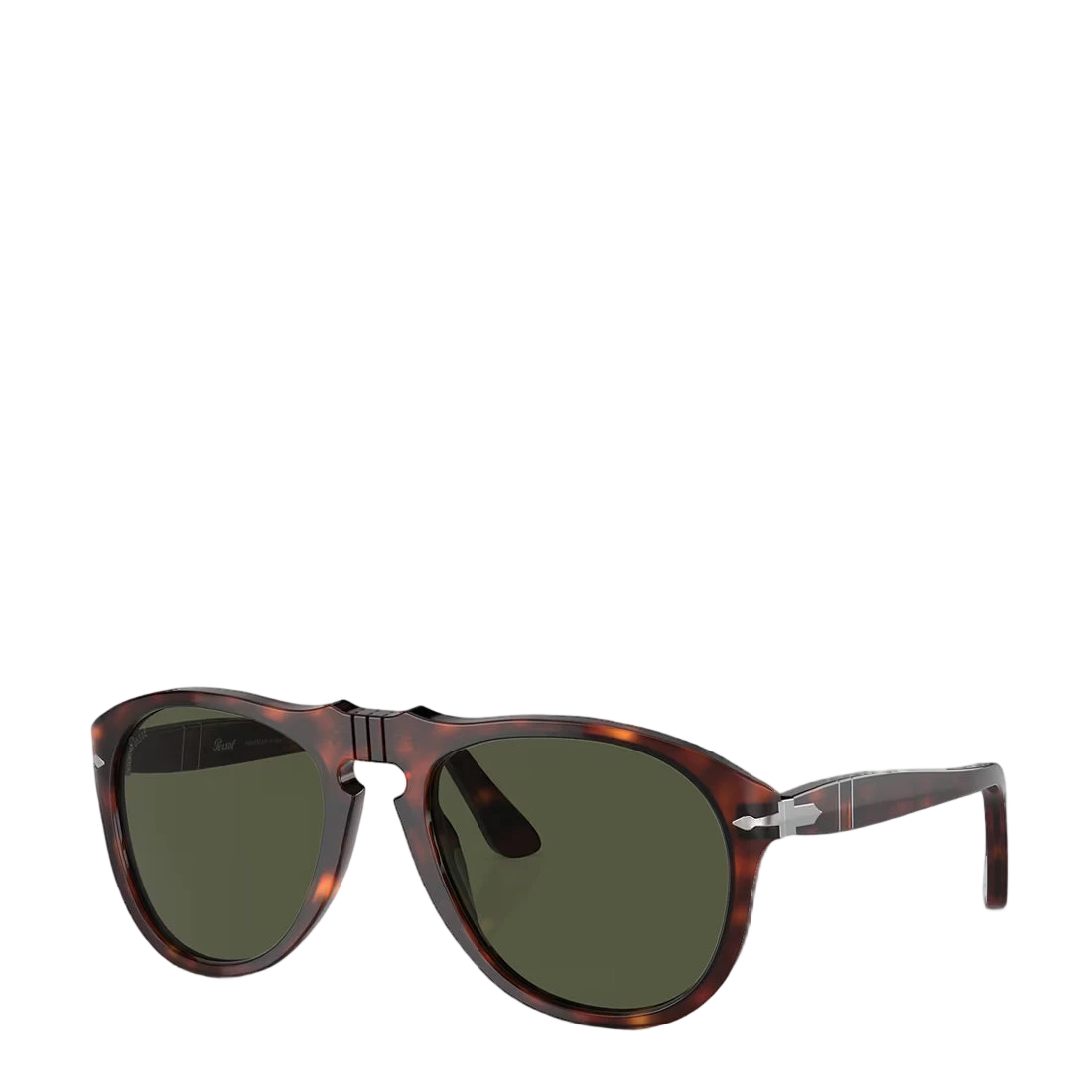 Persol 0PO0649 24/31 54 Sunglasses Crystal Havana / Green - View 2
