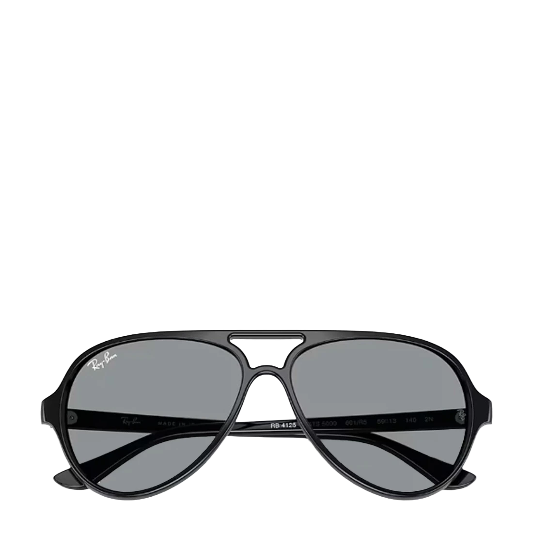 Ray-Ban RB4125 601/R5 59 Cats 5000 Sunglasses Black - View 5