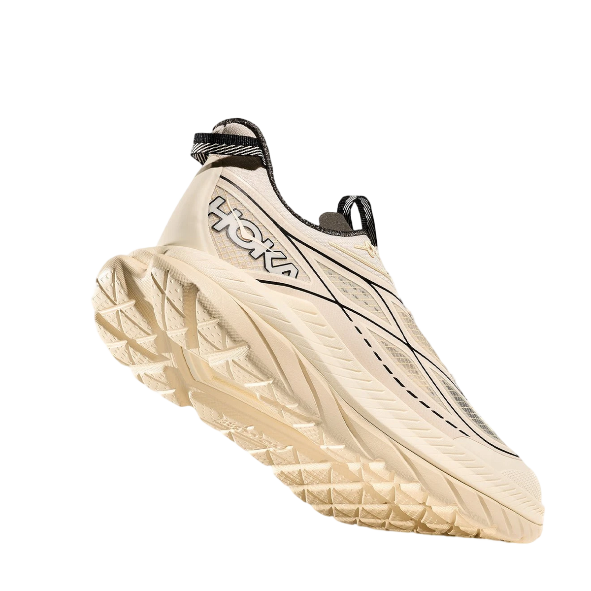 Hoka Mach Remastered Trainer Eggshell / Asphalt Grey - View 4