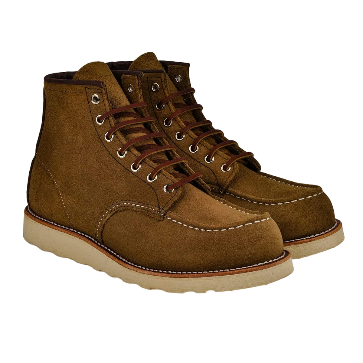 Red Wing 6-Inch Classic Moc Boot Olive Mohave - View 2