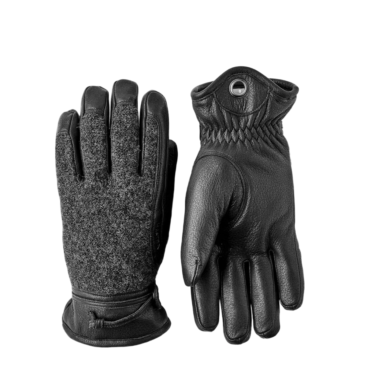 Hestra Daniel Gloves Charcoal/Black - View