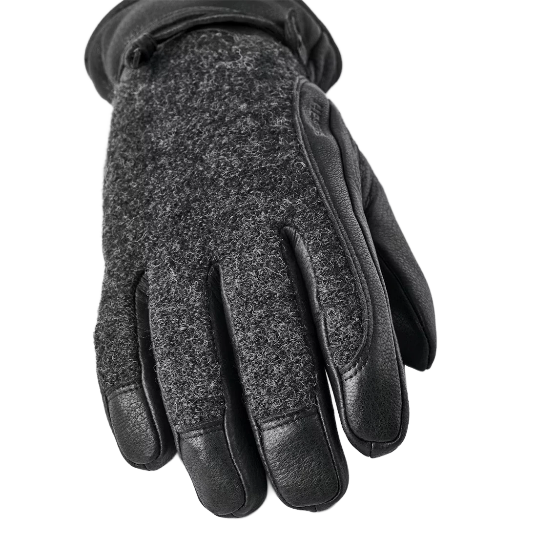 Hestra Daniel Gloves Charcoal/Black - View 2