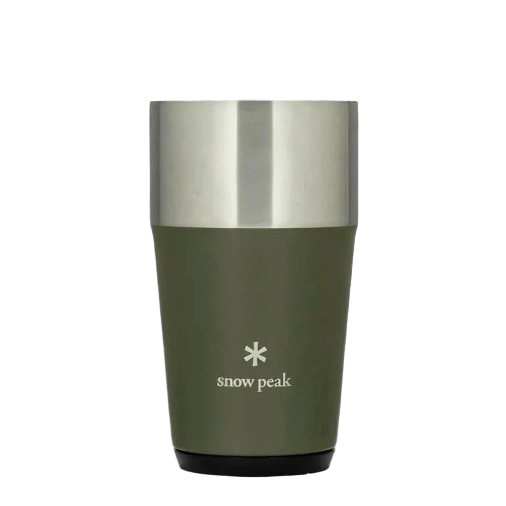Snow Peak Shimo Tumbler 470 Olive Green - View 2