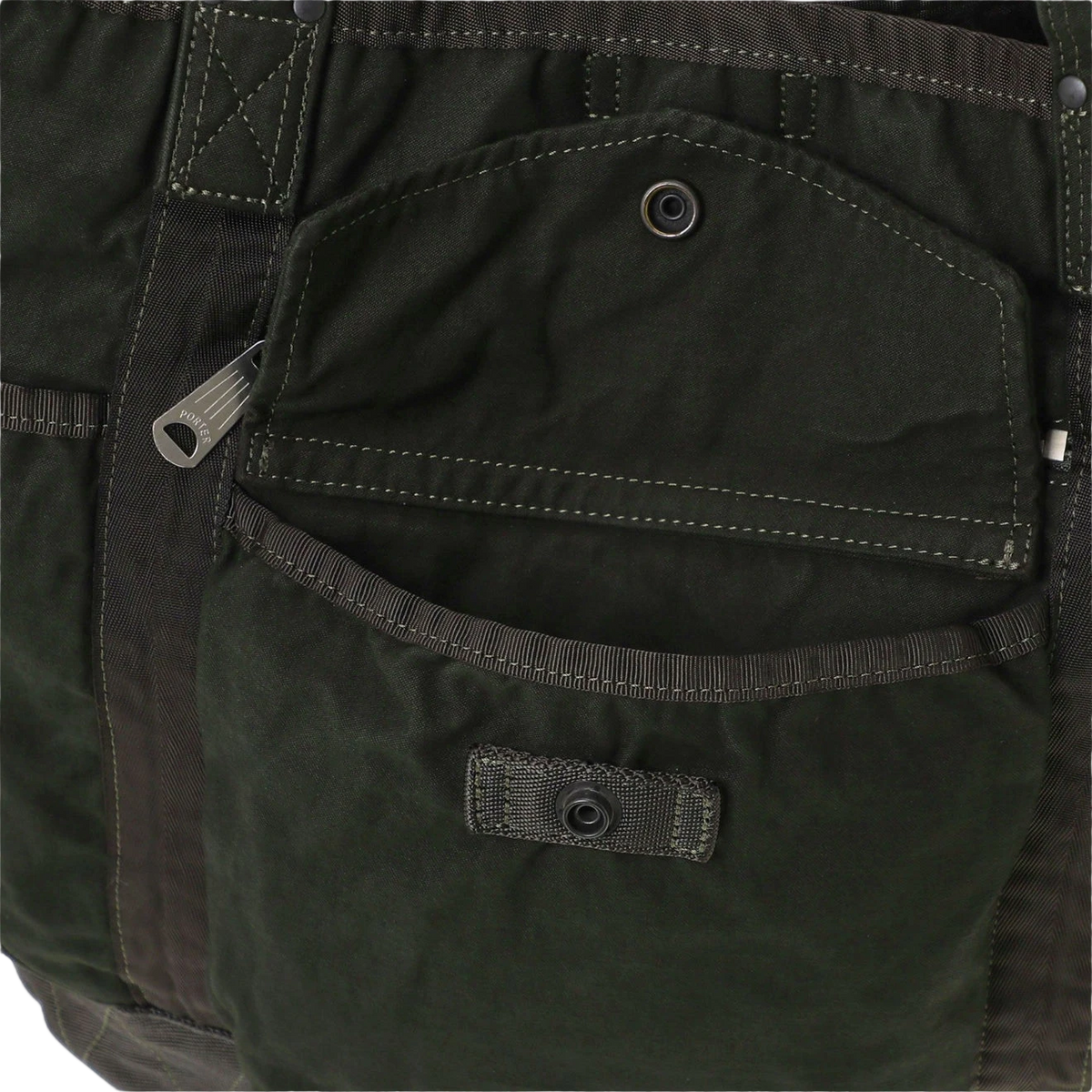 Porter-Yoshida and Co Crag Tote Bag Khaki - View 3