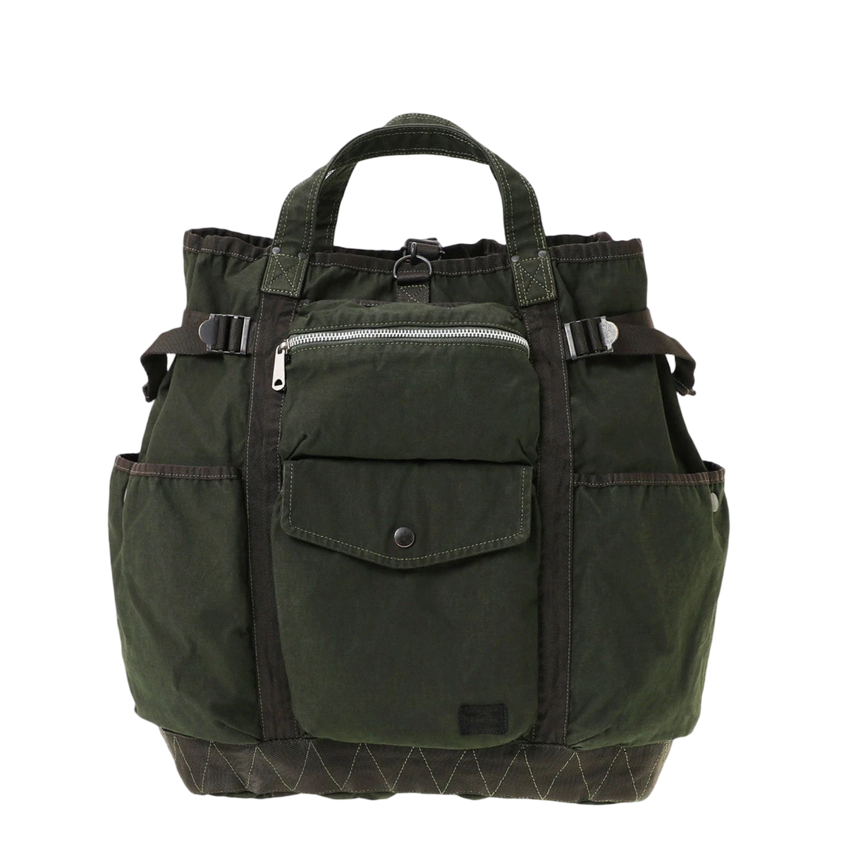 Porter-Yoshida and Co Crag 2 Way Rucksack Khaki - View 1