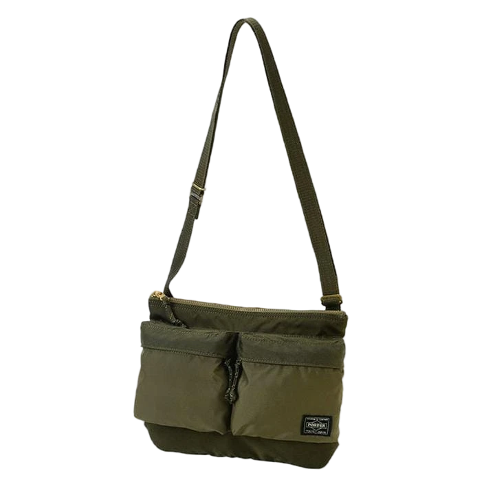 Porter-Yoshida and Co Force Shoulder Bag Olive Drab - View