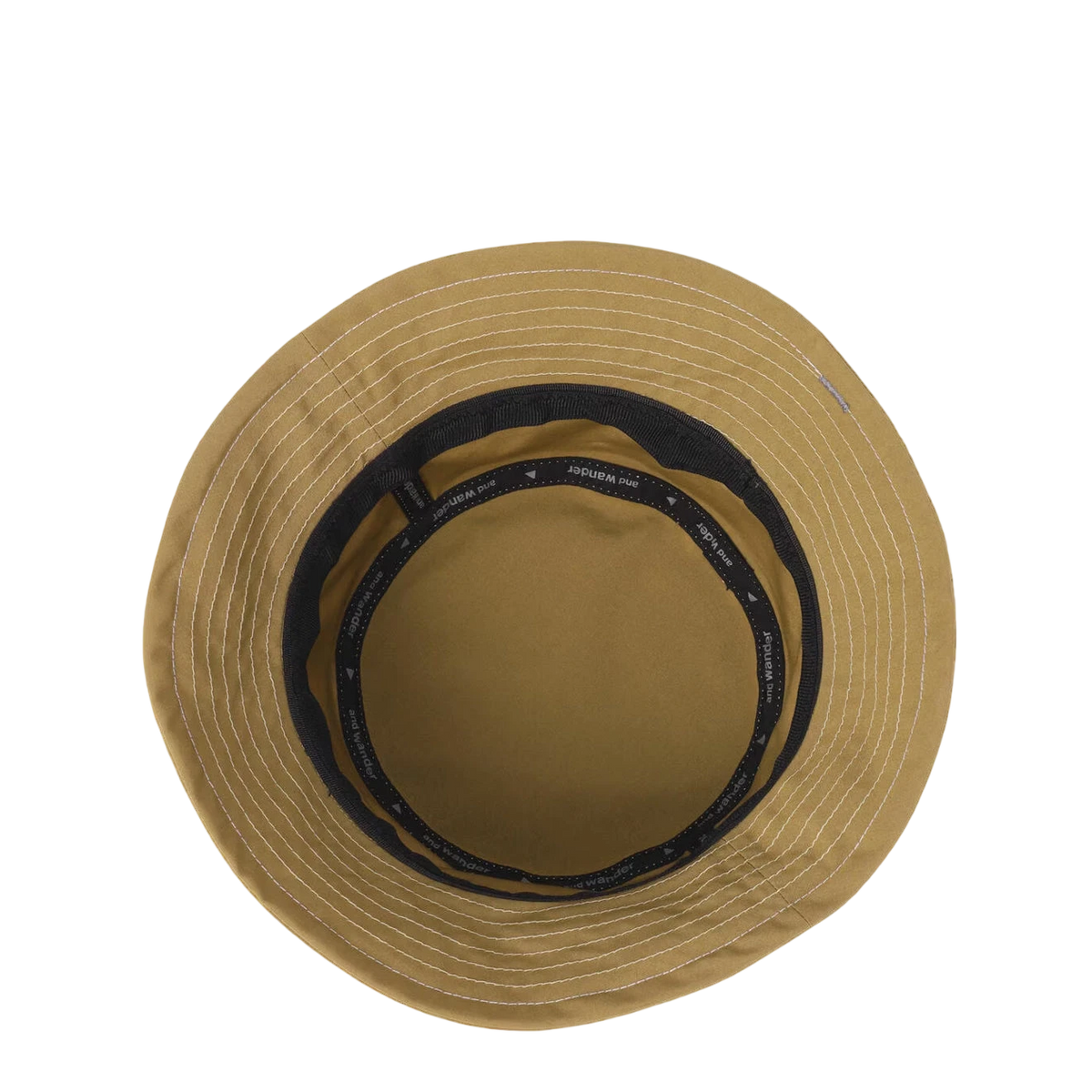 And Wander Pe/Co Hat Dark Beige - View 3