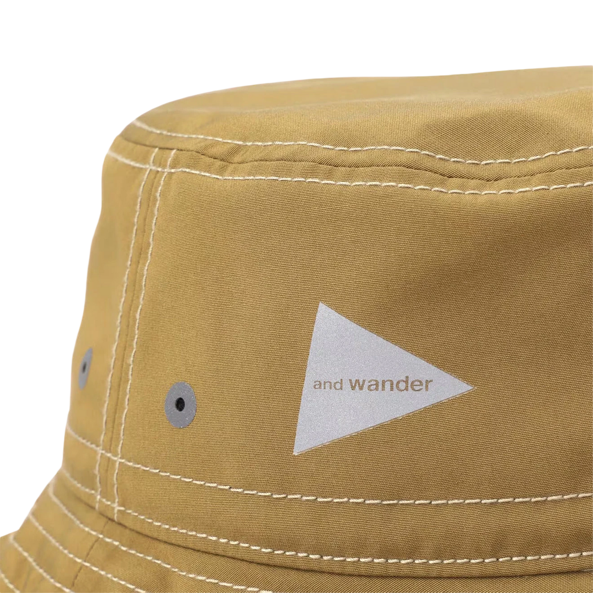 And Wander Pe/Co Hat Dark Beige - View 4