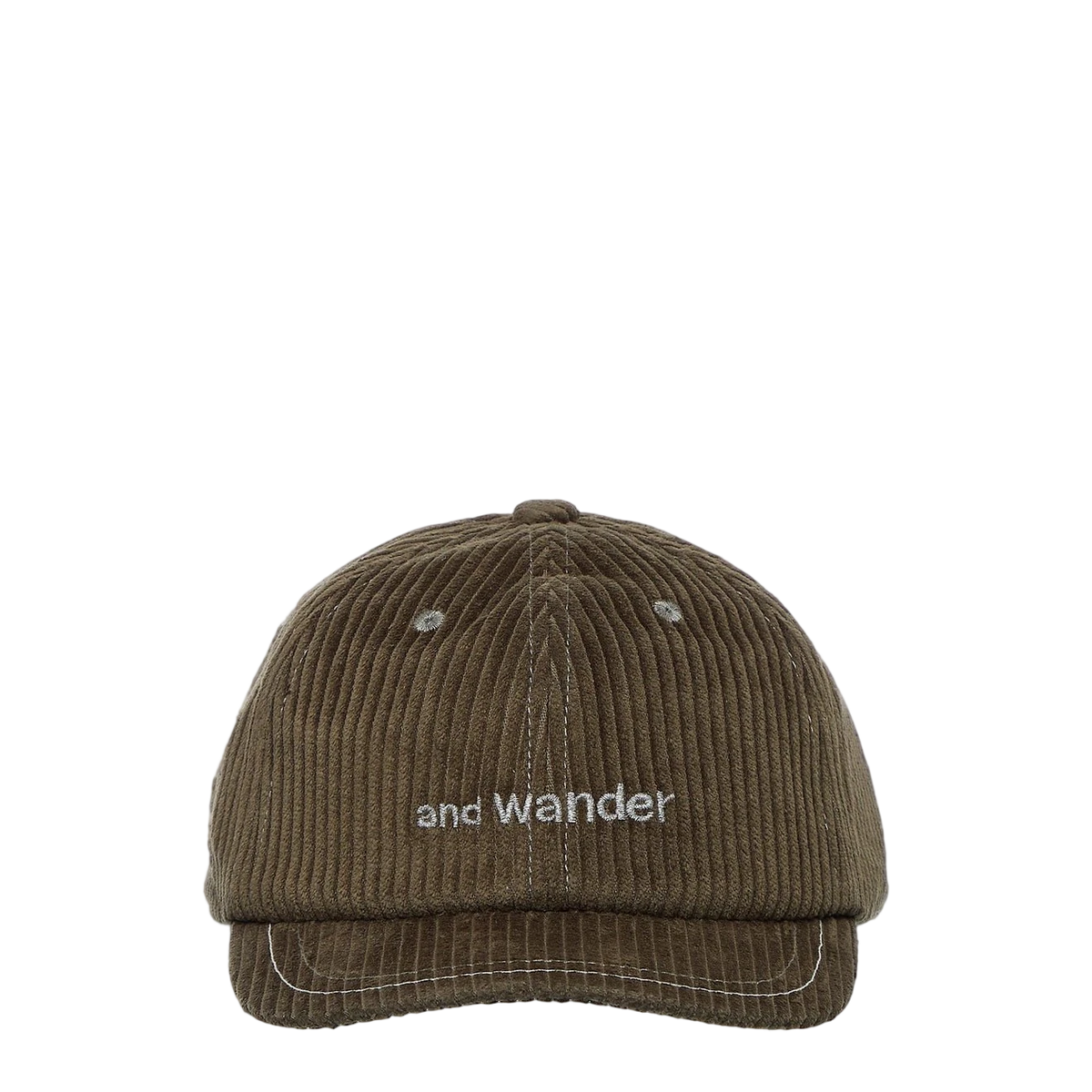And Wander Corduroy Cap Light Khaki - View 2