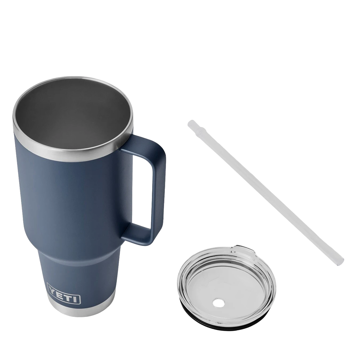 YETI Rambler 42oz Straw Mug Navy - View 4