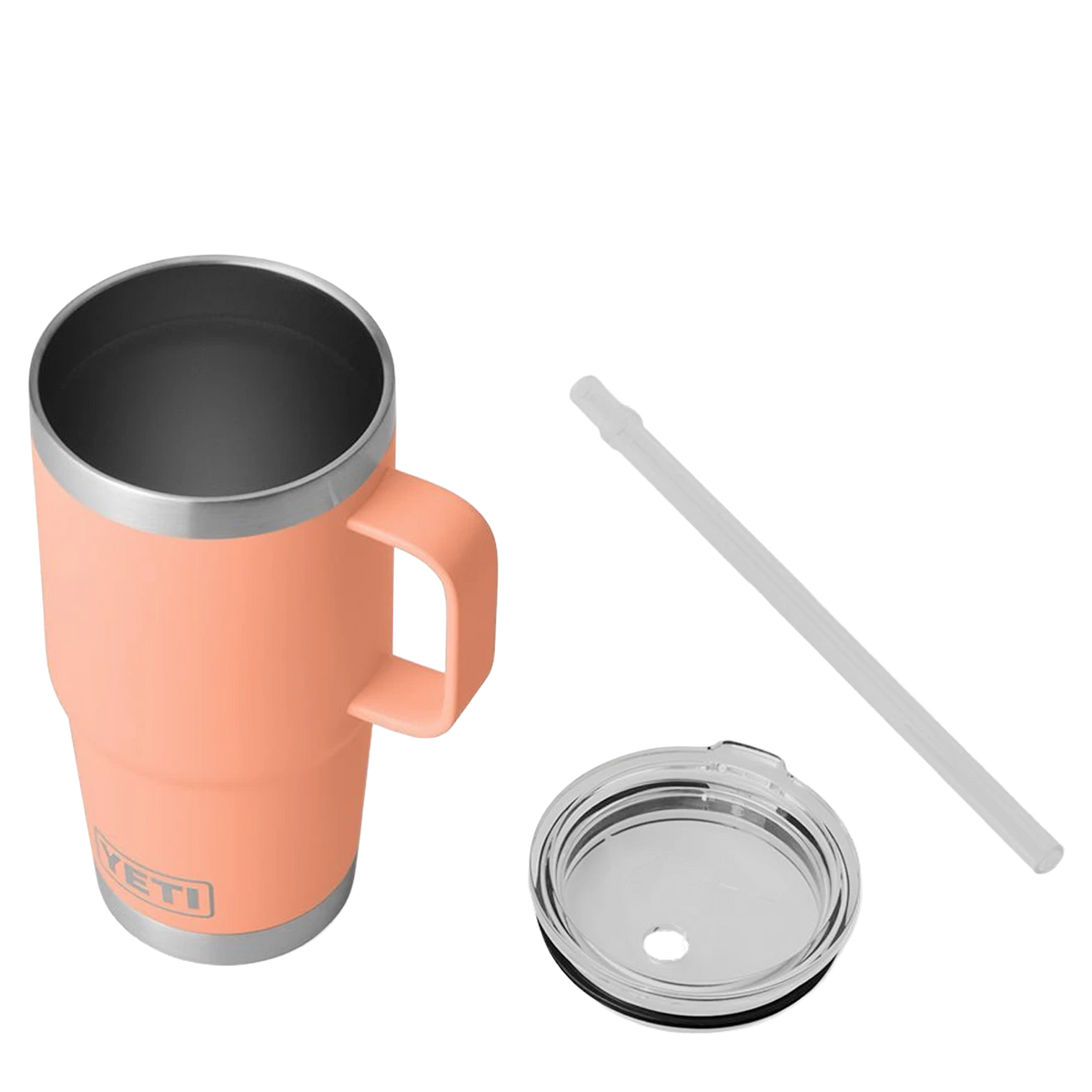 YETI Rambler 25oz Straw Mug Lowcountry Peach - View 4