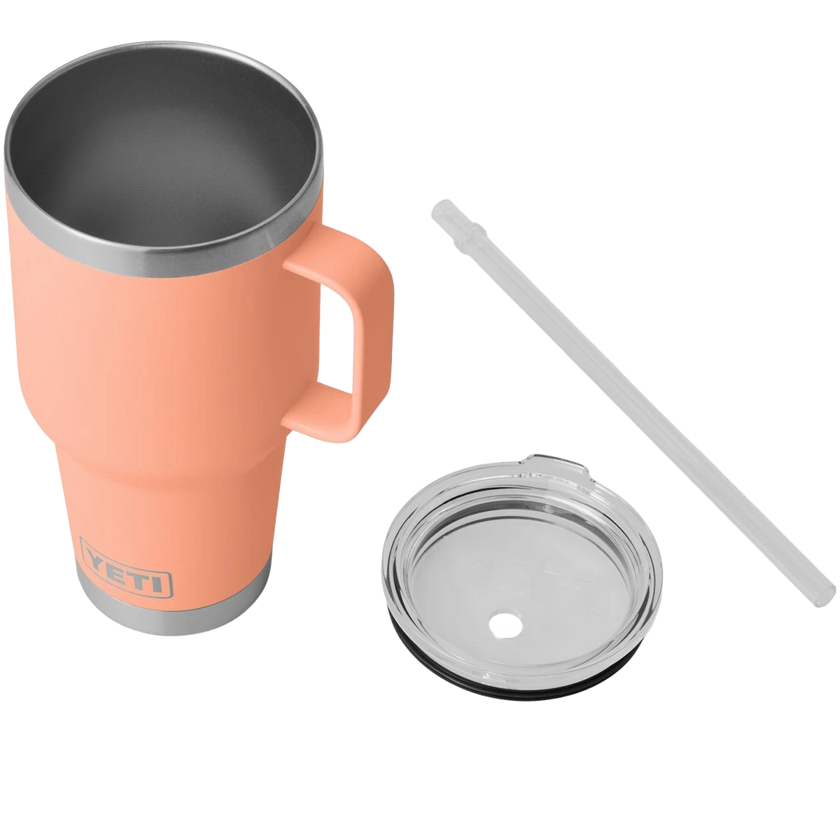 YETI Rambler 35oz Straw Mug Lowcountry Peach - View 4