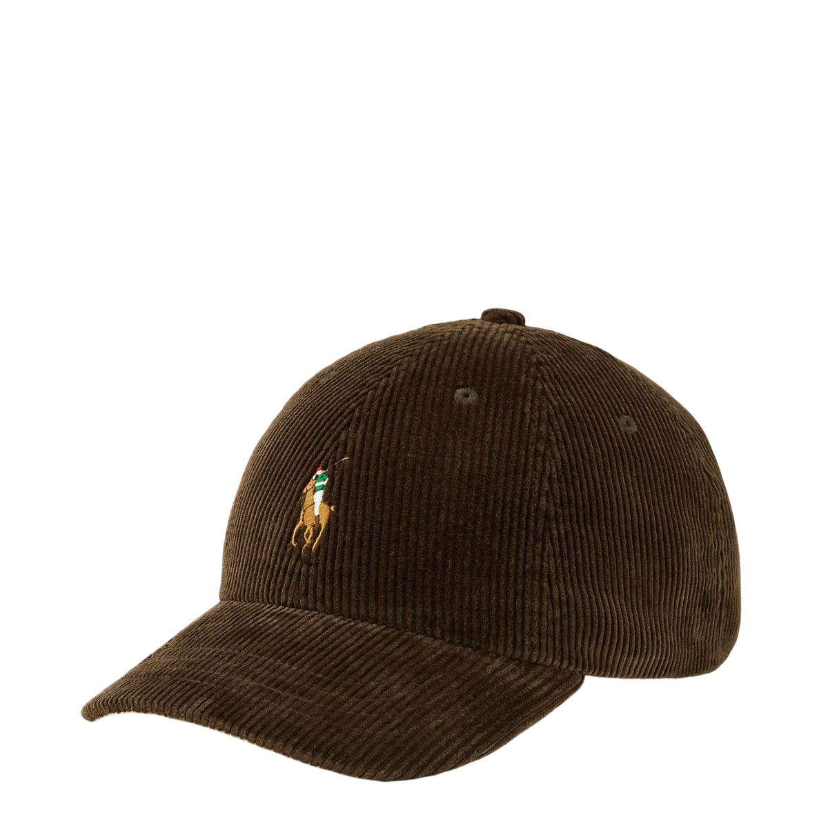Polo Ralph Lauren Corduroy Ball Cap Dark Beech - View 1