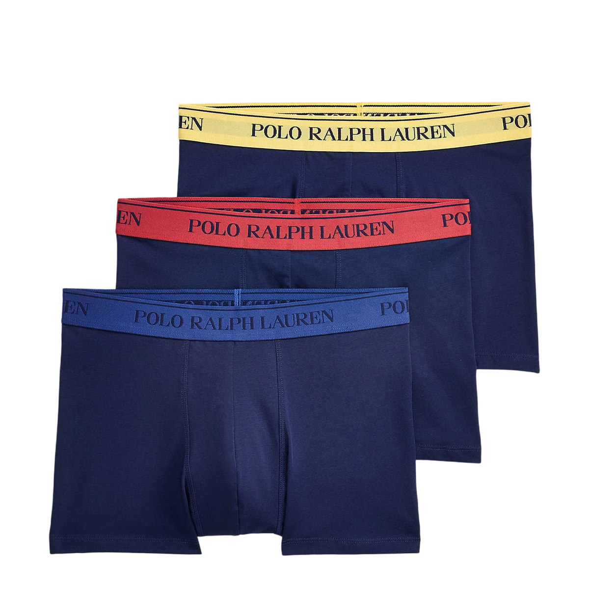 Polo Ralph Lauren Classic Stretch Cotton Boxer 3 Pack Navy / Chilli / Black - View 1