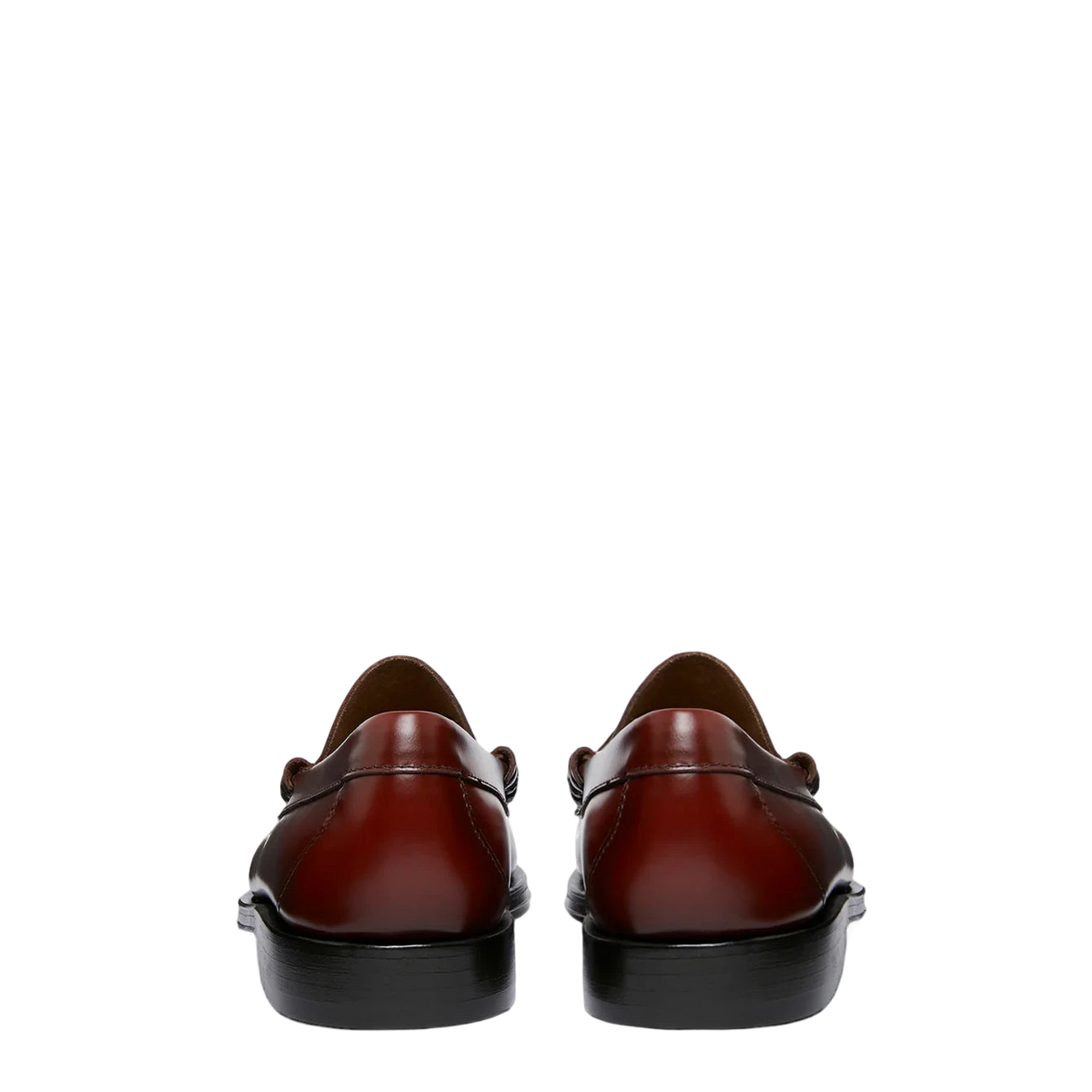 G.H.Bass Weejuns Larson Penny Loafers Smoke Paprika Leather - View 3