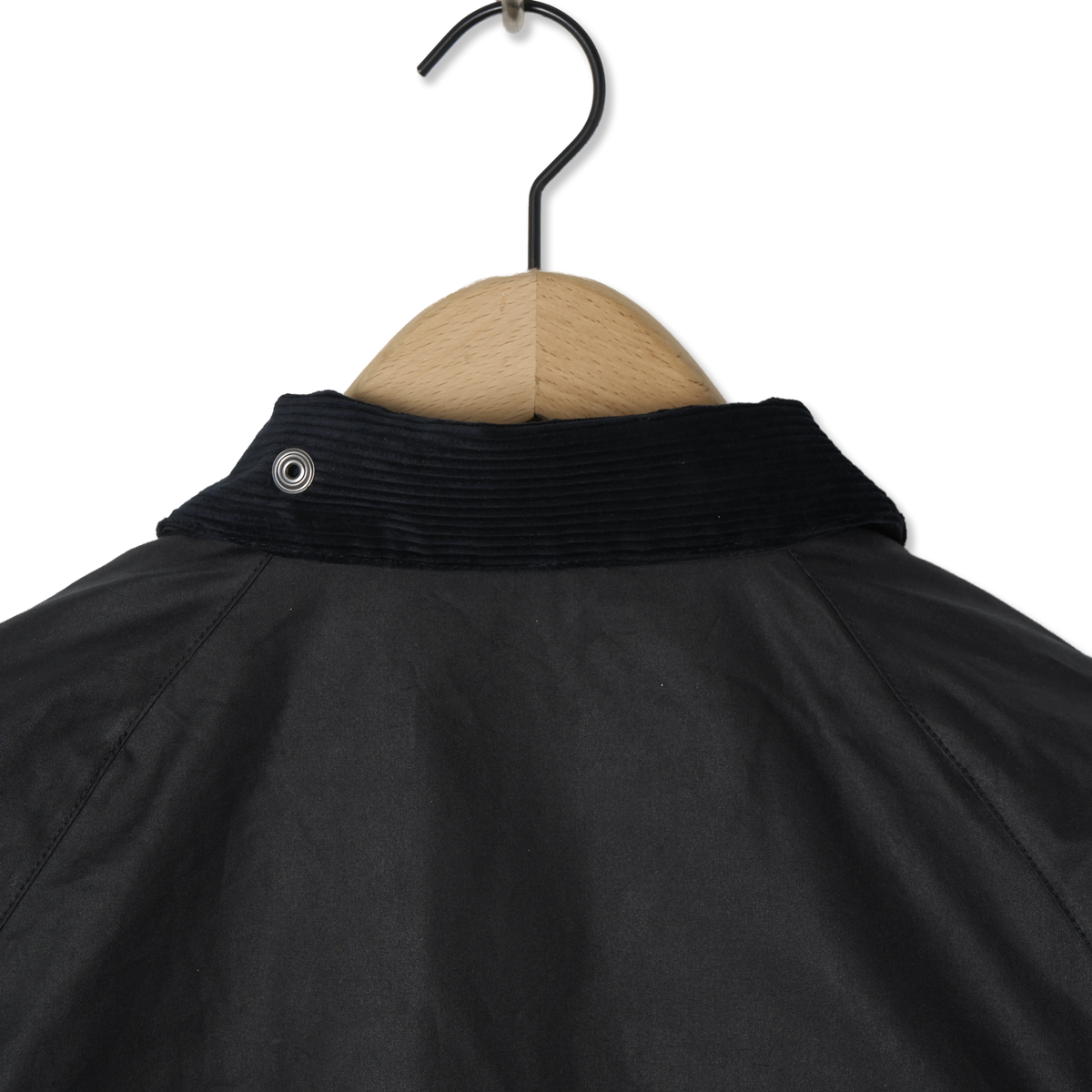 Barbour Bedale Short Waxed Jacket Navy - Detail 7