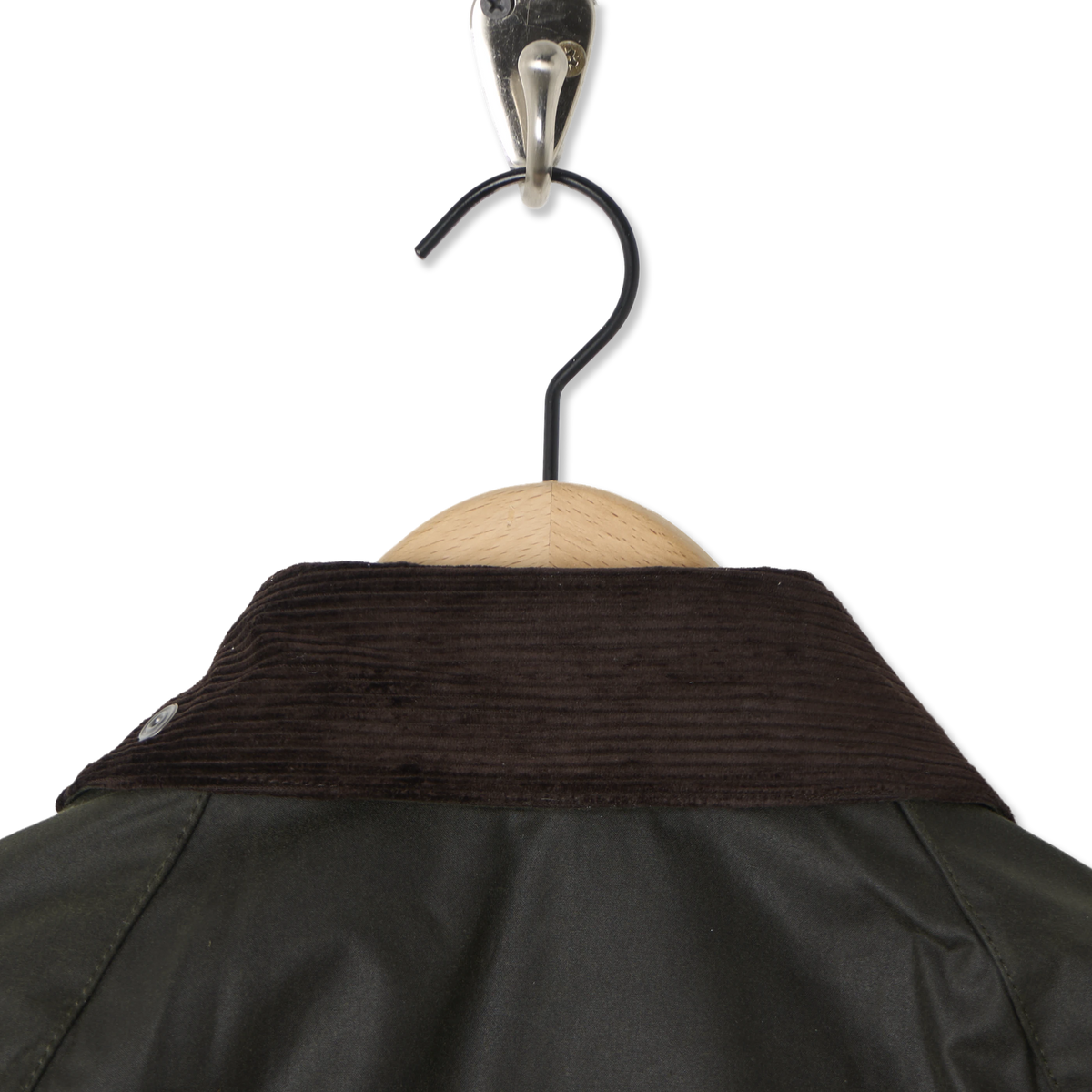 Barbour Bedale Wax Jacket Archive Olive - Detail 5
