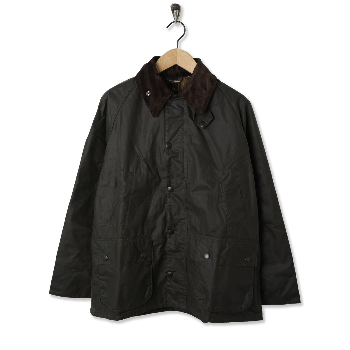 Barbour Bedale Wax Jacket Archive Olive - Front