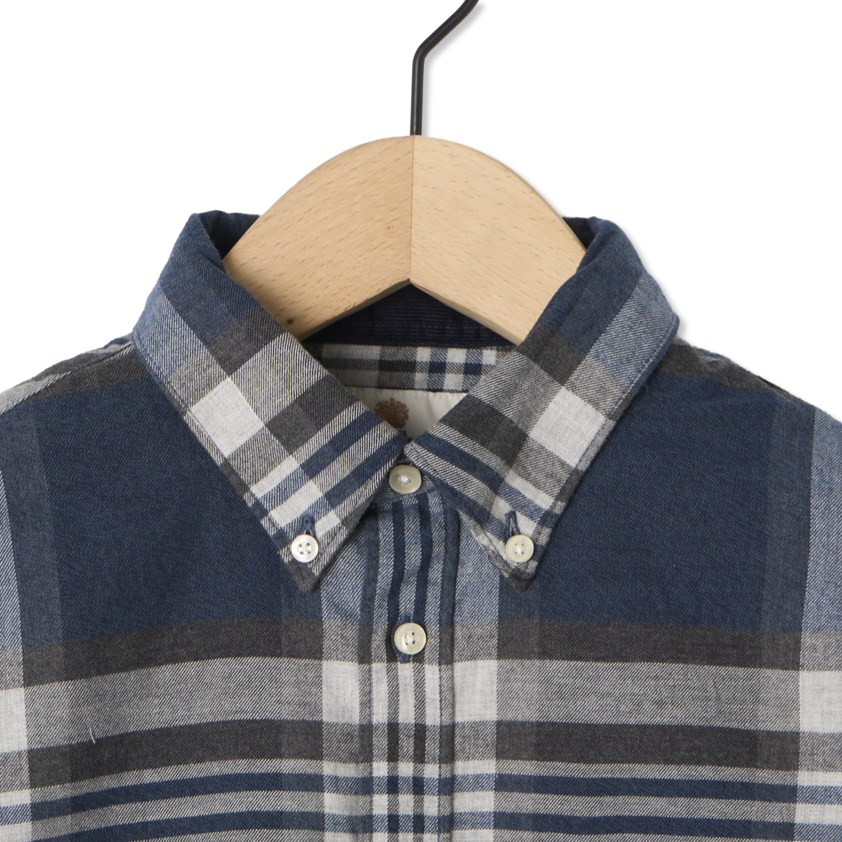 Barbour Dovedale Tailored Checked Shirt Grey Marl - Detail 3