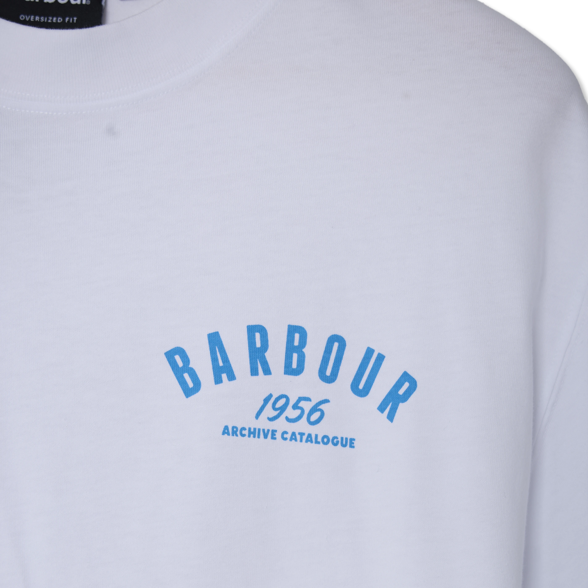Barbour Heritage + 1956 Graphic OS T-Shirt White - Detail 3