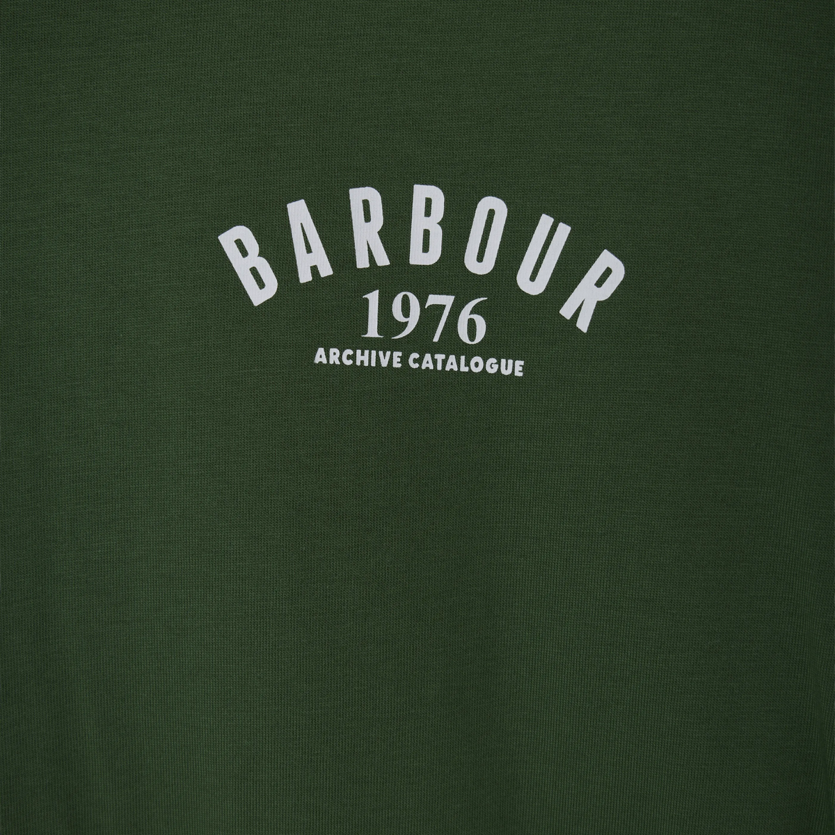 Barbour Heritage + 1976 Graphic OS T-Shirt Racing Green - Detail 3
