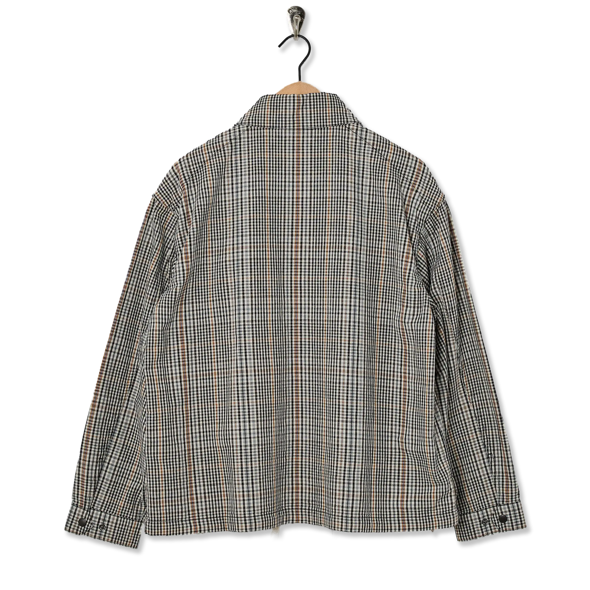 Barbour Heritage Westoe Check Casual Jacket Neutral Check - Back