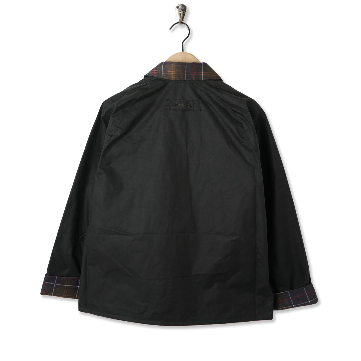Barbour Icons Spey Wax Jacket Sage - Back