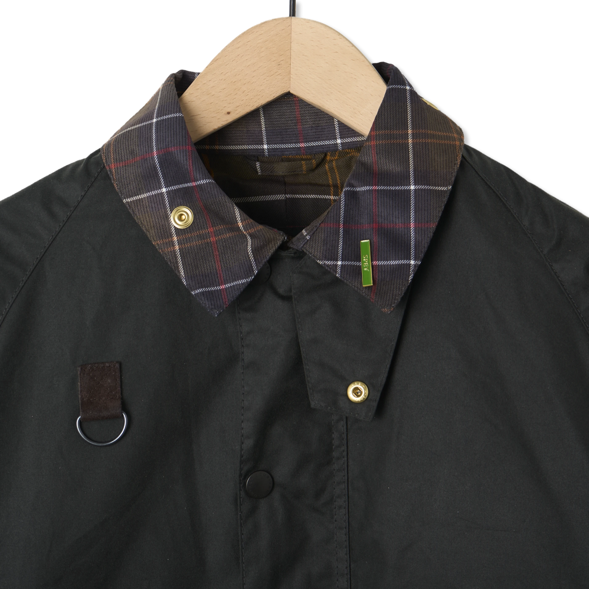 Barbour Icons Spey Wax Jacket Sage - Detail 3