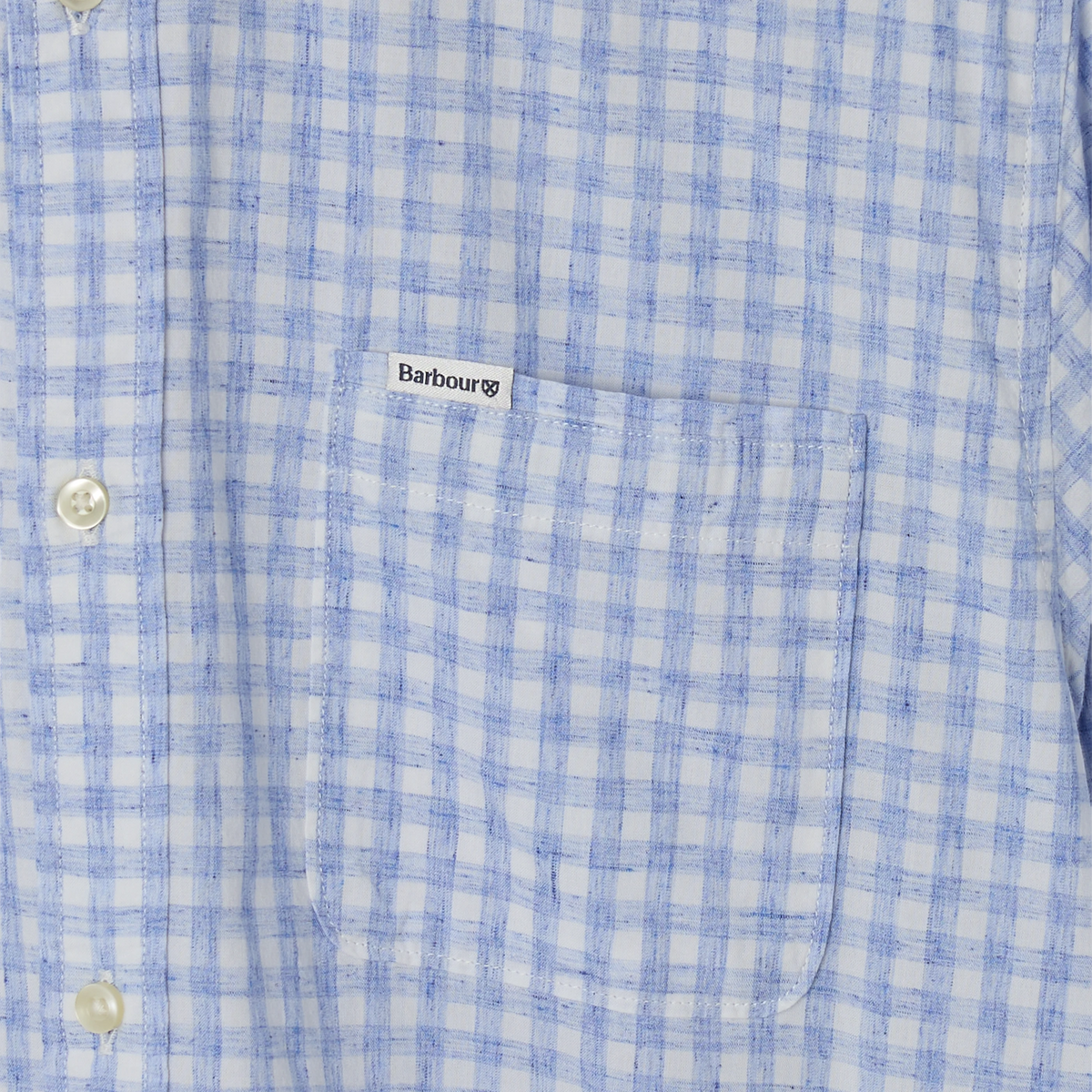 Barbour Kanehill Tailored Shirt Sky - Detail 2