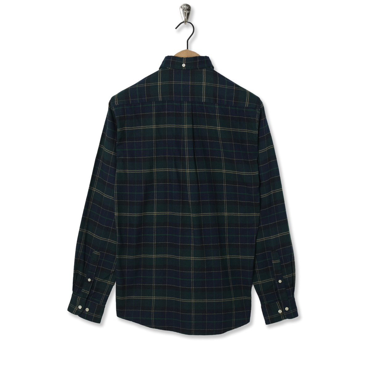 Barbour Kyeloch Tailored Tartan Shirt Green Loch - Back