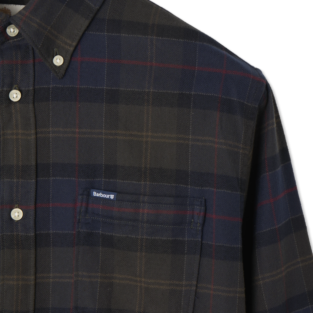 Barbour Kyeloch Tailored Tartan Shirt Shadow Classic Tartan - Detail 3