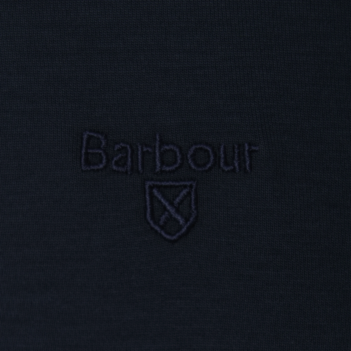 Barbour Lambeth Interlock Sweatshirt Navy - Detail